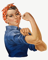 Feminism clipart psd. Original public domain image from Wikimedia Commons. Digitally enhanced by rawpixel.