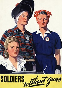 Feminist movement illustration. Original public domain image from the Library of Congress. Digitally enhanced by rawpixel.