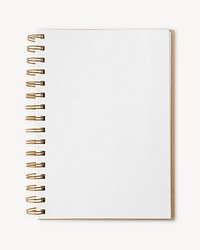 Blank notebook collage element image