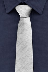 Men&rsquo;s necktie mockup psd business wear apparel ad