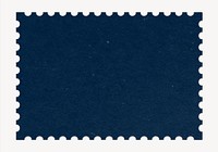 Blue postage stamp