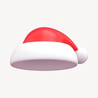 Christmas Santa hat collage element psd