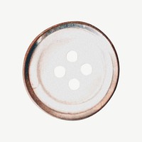 Button collage element psd