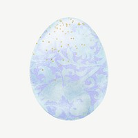 Easter egg collage element psd