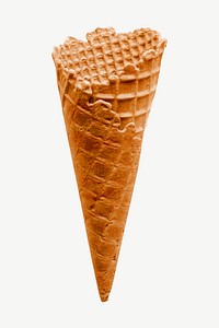 Waffle cone, Summer collage element psd