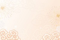 Festive Chinese fireworks background, New Year celebration