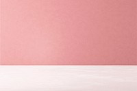 Pink wall product background mockup psd