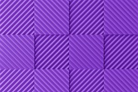 Purple acoustic foam background, soundproofing wall panel