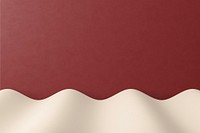 Brown wall product backdrop mockup, beige border design psd