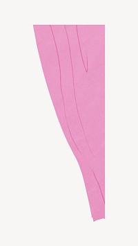 Pink curtain, corner element 