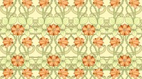 Floral pattern desktop wallpaper, remixed by rawpixel