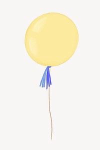 Yellow balloon, New Year party decor