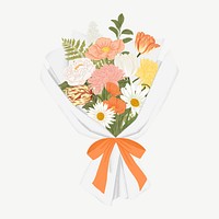 Flower bouquet clipart psd