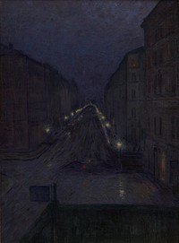 Roslag Street, Stockholm by Karl Nordström