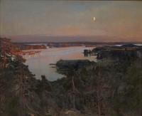 Summer Evening, Haiko Fiord by albert edelfelt