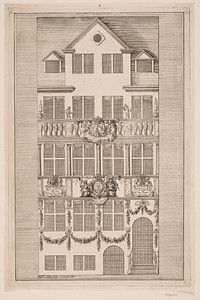 Illumination at Princess Louise's Entry 11 Dec. 1743 by Odvardt Helmoldt De Lode