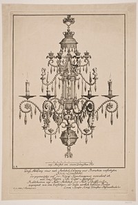 A chandelier