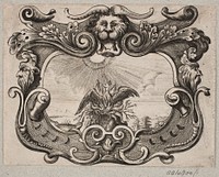 Emblem with Bird Phoenix by Christian Rothgiesser