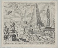 The pyramids of Egypt by Maarten Van Heemskerck