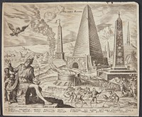 The pyramids of Egypt by Maarten Van Heemskerck