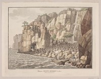 The rock called Jon's Church in Ruth's Parish on Bornholm by Søren L. Lange