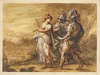 Mythological scene by Angelica Kauffmann