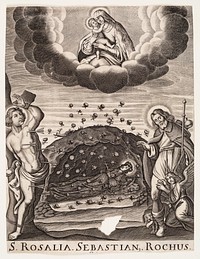 St Rosalia, St Sebastian and St Rocco by Paul F&uuml;rst