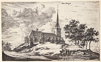 View towards the church in Nederhorst den Berg by Roelant Roghman