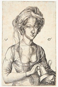 One of the foolish maidens by Martin Schongauer