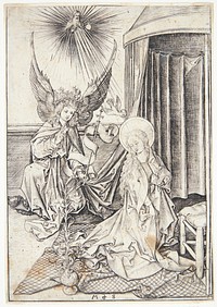 Mary's Annunciation by Martin Schongauer