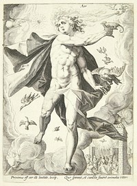 Air (Aer) by Hendrick Goltzius