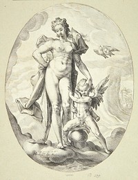 Venus and Cupid by Hendrick Goltzius