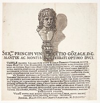 Frontispiece to "The Triumph of Julius Caesar" by  Andrea Andreani, Bernardo Malpizzi and Andrea Mantegna