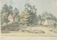 A brickworks on Møn by C.W. Eckersberg