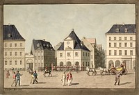 Kongens Nytorv with the main guard by C.W. Eckersberg