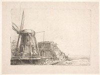 The mill by Rembrandt van Rijn
