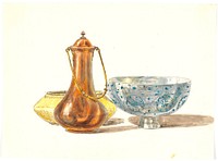 Turkish vessels and a jug