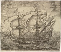 The Warship Three crowns by Jan Diricks Van Campen