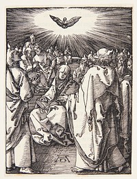 The Holy Spirit appears on Pentecost by Albrecht Dürer