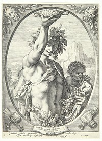 Bacchus by Hendrick Goltzius