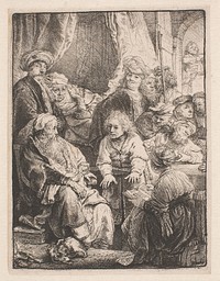 Josef tells his dreams by Rembrandt van Rijn