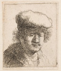 Self portrait by Rembrandt van Rijn