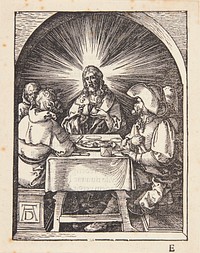 Christ at Emmaus by Albrecht Dürer