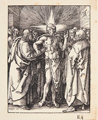 Unbelieving Thomas by Albrecht Dürer
