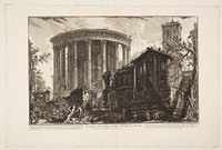 Sibylla Temple in Tivoli by Giovanni Battista Piranesi