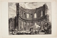 Hadrian's Villa in Tivoli, formerly called the Temple of Apollo by Giovanni Battista Piranesi