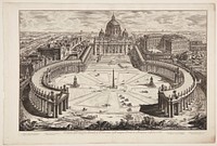 Peter's Square by Giovanni Battista Piranesi