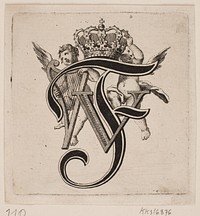 Frederik V's monogram by Odvardt Helmoldt De Lode
