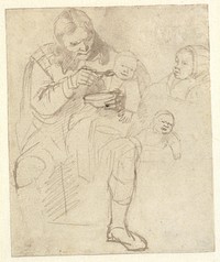 Pater familias (The Widower) by Rembrandt van Rijn