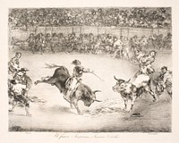 "El famoso Americano, Mariano Ceballos" by Francisco Goya